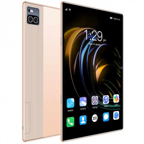 Tablette d'appel téléphonique X101 3G, 10,1 pouces, 2 Go + 16 Go, Android 5.1 MT6592 Octa Core, prise en charge double SIM, WiFi, Bluetooth, GPS (or) SH827J244-015