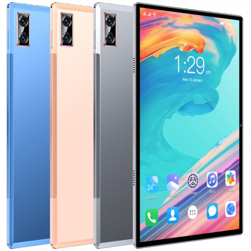 Tablette PC G18 4G LTE, 10,1 pouces, 4 Go + 32 Go, Android 8.1 MTK6750 Octa Core, prise en charge double SIM, WiFi, Bluetooth, GPS (gris) SH829H334-014
