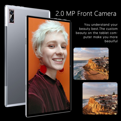 Tablette PC G18 4G LTE, 10,1 pouces, 4 Go + 32 Go, Android 8.1 MTK6750 Octa Core, prise en charge double SIM, WiFi, Bluetooth, GPS (bleu) SH829L1007-014
