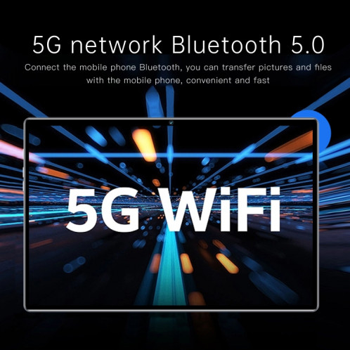 Tablette PC G18 4G LTE, 10,1 pouces, 4 Go + 32 Go, Android 8.1 MTK6750 Octa Core, prise en charge double SIM, WiFi, Bluetooth, GPS (bleu) SH829L1007-014