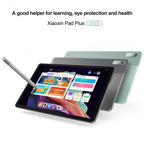Tablette Wi-Fi Lenovo Pad Plus 2023, 11,5 pouces, 6 Go + 128 Go, Identification du visage, Android 12 MediaTek Helio G99 Octa Core, batterie 7700 mAh (gris foncé) SL50DG428-010