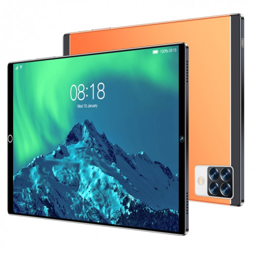 Tablette d'appel téléphonique S29 3G, 10,1 pouces, 1 Go + 16 Go, Android 5.1 MT6592 Octa Core, prise en charge double SIM, WiFi, BT, GPS (Orange) SH882J1378-013