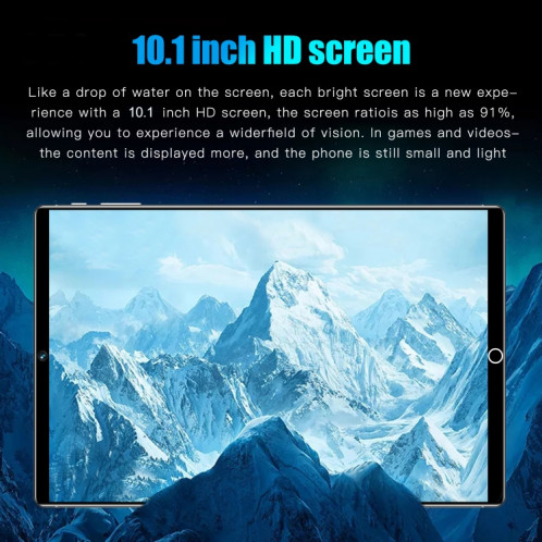 Tablette d'appel téléphonique S29 3G, 10,1 pouces, 1 Go + 16 Go, Android 5.1 MT6592 Octa Core, prise en charge double SIM, WiFi, BT, GPS (vert) SH882G196-013