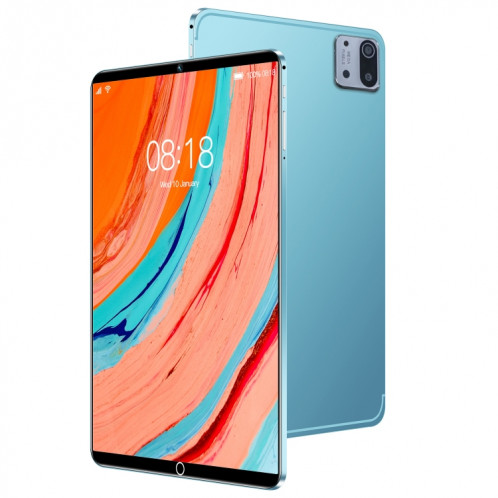 Tablette d'appel téléphonique X6 Pro 3G, 10,1 pouces, 1 Go + 16 Go, Android 5.1 MT6592 Octa Core, prise en charge double SIM, WiFi, BT, GPS (bleu) SH885L1938-013