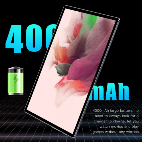 Tablette d'appel téléphonique X11 3G, 10,1 pouces, 1 Go + 16 Go, Android 5.1 MT6592 Octa Core, prise en charge double SIM, WiFi, BT, GPS (bleu) SH886L395-013