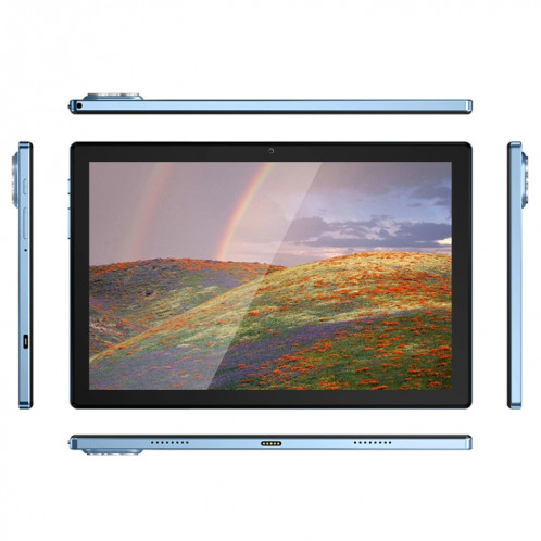 Tablette d'appel téléphonique P60 4G, 10,1 pouces, 4 Go + 64 Go, Android 8.0 MTK6797 Deca Core 2.1GHz, Double SIM, Support GPS, OTG, WiFi, BT (Bleu) SH892L948-015