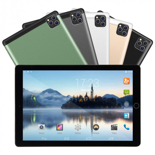 P20 3G Phone Call Tablet PC, 10,1 pouces, 2 Go + 16 Go, Android 7.0 MTK6735 Quad Core 1,3 GHz, double SIM, prise en charge GPS, OTG, WiFi, BT (gris foncé) SH96DG922-016