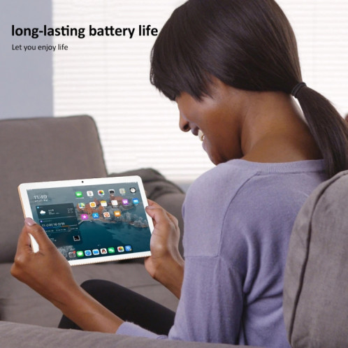 Tablette PC K11 4G LTE, 10,1 pouces, 3 Go + 64 Go, Android 10.0 Unisoc SC9863A Octa-core, prise en charge double SIM/WiFi/Bluetooth/GPS, prise UE (or rose) SH74RG1483-09