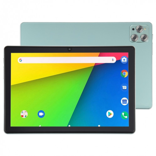 Tablette PC X30 4G LTE, 10,1 pouces, 3 Go + 64 Go, Android 11.0 Spreadtrum T310 Quad-core, prise en charge double SIM/WiFi/Bluetooth/GPS, (cyan) SH76QC514-010