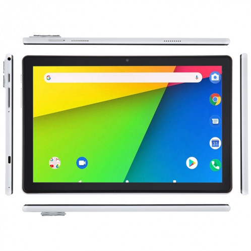 Tablette PC X30 4G LTE, 10,1 pouces, 3 Go + 64 Go, Android 11.0 Spreadtrum T310 Quad-core, prise en charge double SIM/WiFi/Bluetooth/GPS, (blanc) SH976W445-010