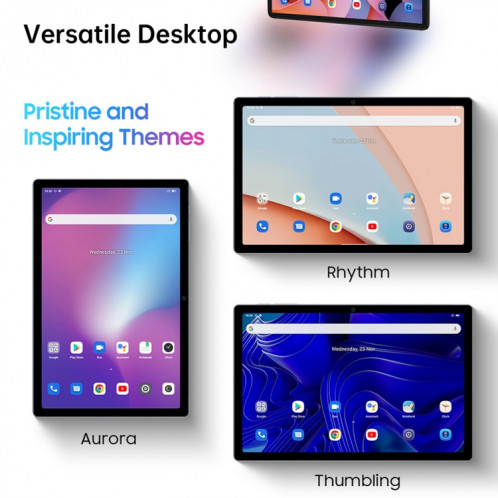 Tablette PC X30 4G LTE, 10,1 pouces, 3 Go + 64 Go, Android 11.0 Spreadtrum T310 Quad-core, prise en charge double SIM/WiFi/Bluetooth/GPS, (cyan) SH76QC514-010