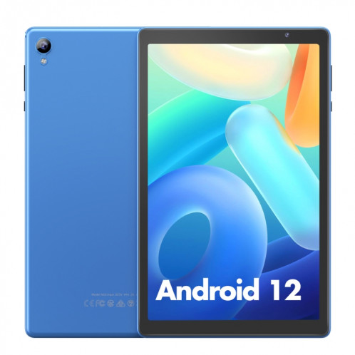D10A Tablette PC 10,1 pouces, 2 Go + 32 Go, Processeur quadricœur Android 12 Allwinner A133, prise en charge WiFi 6/Bluetooth, version globale avec Google Play, prise US (bleu) SH981L1638-011