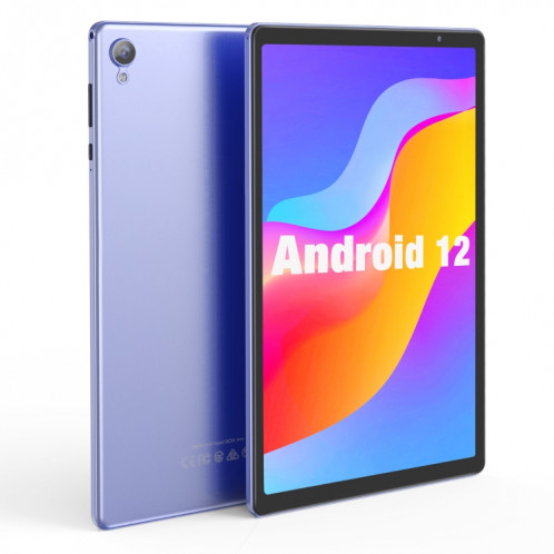 D10A Tablette PC 10,1 pouces, 2 Go + 32 Go, Processeur quadricœur Android 12 Allwinner A133, prise en charge WiFi 6/Bluetooth, version globale avec Google Play, prise US (violet) SH981P984-011