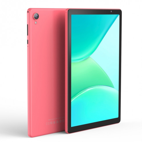 D10A Tablette PC 10,1 pouces, 2 Go + 32 Go, Processeur quadricœur Android 12 Allwinner A133, prise en charge WiFi 6/Bluetooth, version globale avec Google Play, prise US (rouge) SH981R323-011