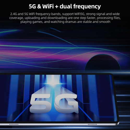 Tablette d'appel téléphonique G16 4G, 10,1 pouces, 4 Go + 32 Go, Android 8.0 MTK6750 Octa Core 1,8 GHz, double SIM, prise en charge GPS, OTG, WiFi, BT (bleu ciel) SH86SL947-011