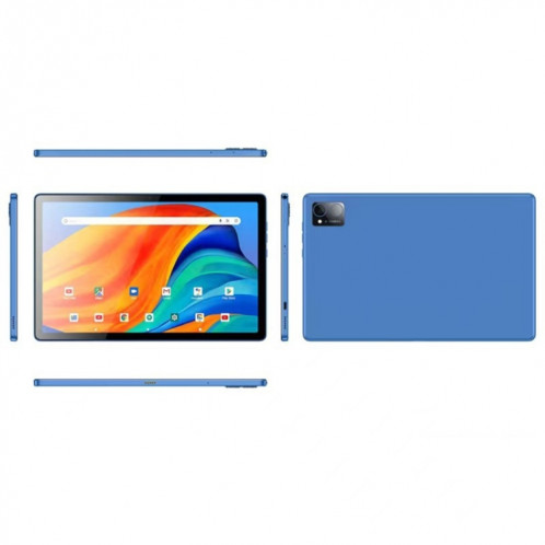 Tablette d'appel téléphonique G16 4G, 10,1 pouces, 4 Go + 64 Go, Android 8.0 MTK6750 Octa Core 1,8 GHz, double SIM, prise en charge GPS, OTG, WiFi, BT (bleu) SH987L135-011