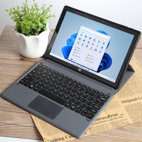 Tablette PC LZ1003, 10,1 pouces, 16 Go + 128 Go, Windows 10, Intel Celeron J4100 Quad Core, prise en charge de la carte TF et HDMI et Bluetooth et double WiFi, avec clavier SH1010766-09