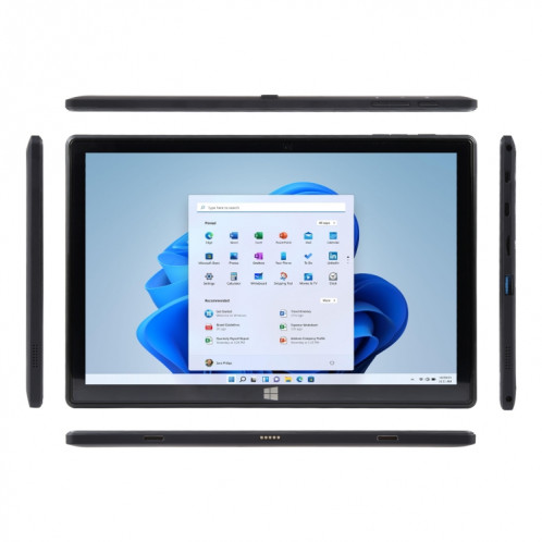 Tablette PC LZ1003, 10,1 pouces, 16 Go + 256 Go, Windows 10, Intel Celeron J4100 Quad Core, prise en charge de la carte TF et HDMI et Bluetooth et double WiFi, avec clavier SH101133-09