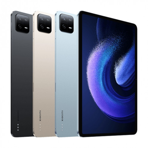 Xiaomi Pad 6 Pro, 11,0 pouces, 12 Go + 512 Go, MIUI 14 Qualcomm Snapdragon 8+ 4 nm Octa Core jusqu'à 3,2 GHz, caméra frontale HD 20 MP, batterie 8600 mAh (or) SX017J678-019