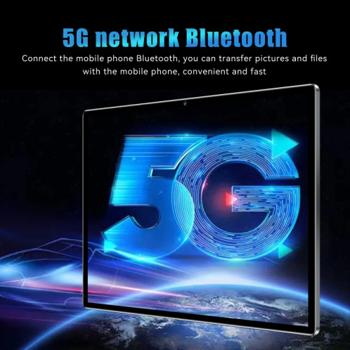 Tablette PC 12S Pro 4G LTE, 10,1 pouces, 4 Go + 64 Go, Android 8.1 MTK6755 Octa-core 2.0GHz, Support Double SIM / WiFi / Bluetooth / GPS (Noir) SH022B557-016
