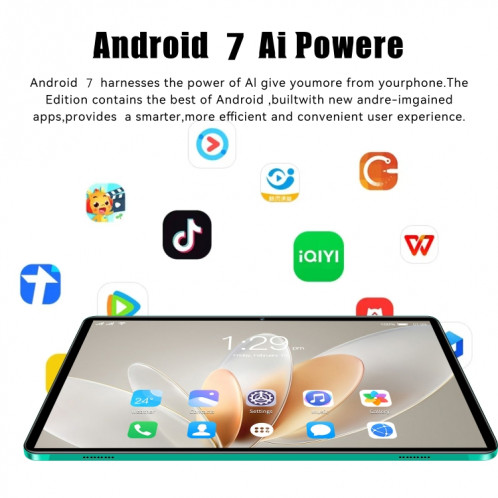 Tablette d'appel téléphonique 20S Pro 3G, 10,1 pouces, 2 Go + 32 Go, Android 7.0 MTK6735 Quad-core 1.3GHz, Support Dual SIM / WiFi / Bluetooth / GPS (Noir) SH023B1893-016