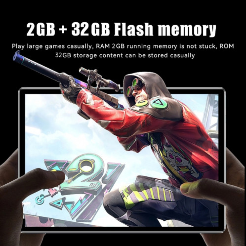 Tablette d'appel téléphonique 20S Pro 3G, 10,1 pouces, 2 Go + 32 Go, Android 7.0 MTK6735 Quad-core 1.3GHz, Prise en charge Dual SIM / WiFi / Bluetooth / GPS (Bleu) SH023L1056-016