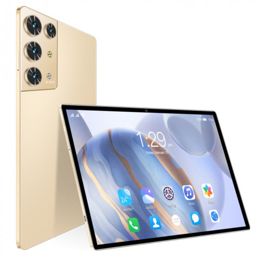 Tablette PC S30 Pro 4G LTE, 10,1 pouces, 4 Go + 64 Go, Android 8.1 MTK6755 Octa-core 2.0GHz, Support Double SIM / WiFi / Bluetooth / GPS (Or) SH025J1878-016