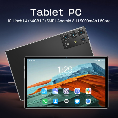Tablette PC S30 Pro 4G LTE, 10,1 pouces, 4 Go + 64 Go, Android 8.1 MTK6755 Octa-core 2.0GHz, Support Double SIM / WiFi / Bluetooth / GPS (Bleu) SH025L1358-016