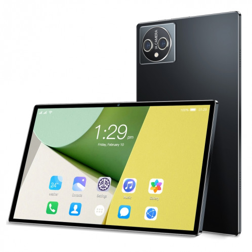 Tablette PC X15 4G LTE, 10,1 pouces, 4 Go + 64 Go, Android 8.1 MTK6755 Octa-core 2.0GHz, Support Double SIM / WiFi / Bluetooth / GPS (Noir) SH027B1125-015