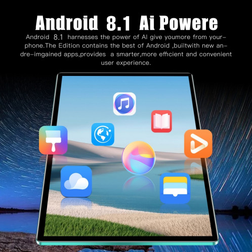 Tablette PC X90 4G LTE, 10,1 pouces, 4 Go + 64 Go, Android 8.1 MTK6755 Octa-core 2.0GHz, Support Double SIM / WiFi / Bluetooth / GPS (Noir) SH028B1085-016