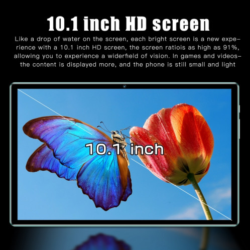 Tablette PC X90 4G LTE, 10,1 pouces, 4 Go + 64 Go, Android 8.1 MTK6755 Octa-core 2.0GHz, Support Double SIM / WiFi / Bluetooth / GPS (Noir) SH028B1085-016