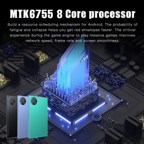 Tablette PC X90 4G LTE, 10,1 pouces, 4 Go + 64 Go, Android 8.1 MTK6755 Octa-core 2.0GHz, Support Dual SIM / WiFi / Bluetooth / GPS (Vert) SH028G85-016