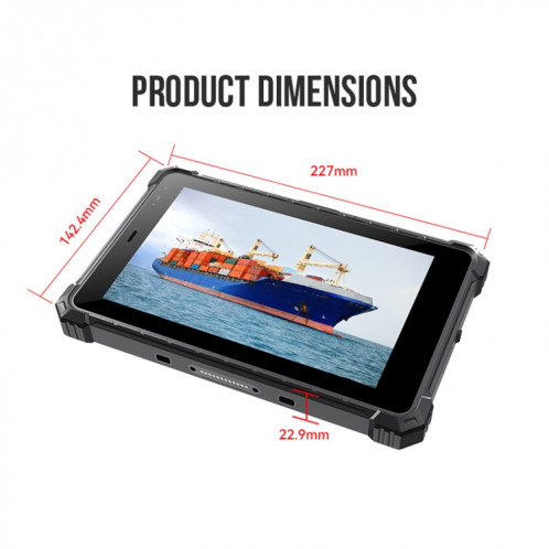 Tablette robuste CENAVA A80ST 4G, 8 pouces, 4 Go + 64 Go, IP68 étanche antichoc antipoussière, Android 10.0 MT6771 Octa Core, prise en charge GPS/WiFi/BT/NFC, prise américaine SC63US997-013