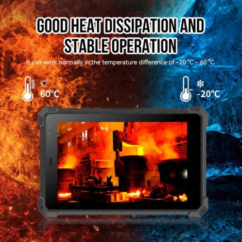 Tablette robuste CENAVA A80ST 4G, 8 pouces, 4 Go + 64 Go, IP68 étanche antichoc antipoussière, Android 10.0 MT6771 Octa Core, prise en charge GPS/WiFi/BT/NFC, prise américaine SC63UK513-013