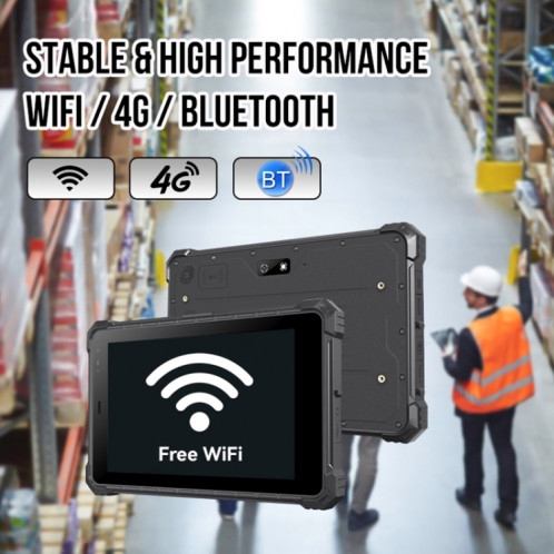 Tablette robuste CENAVA A80ST 4G, 8 pouces, 4 Go + 64 Go, IP68 étanche antichoc antipoussière, Android 10.0 MT6771 Octa Core, prise en charge GPS/WiFi/BT/NFC, prise américaine SC63UK513-013