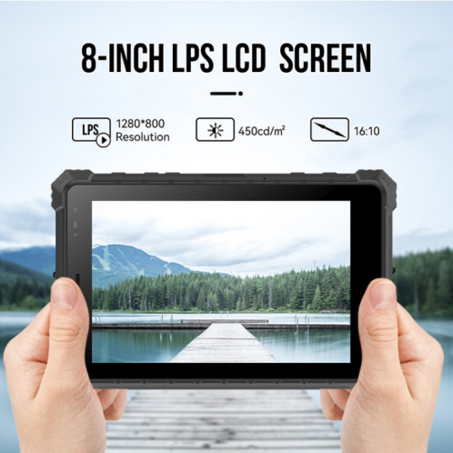 Tablette robuste CENAVA A80ST 4G, 8 pouces, 8 Go + 128 Go, IP68 étanche antichoc antipoussière, Android 10.0 MT6771 Octa Core, prise en charge GPS/WiFi/BT/NFC, prise UK SC66UK555-013