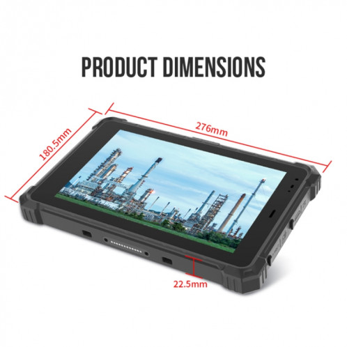 Tablette robuste CENAVA A10ST 4G, 10,1 pouces, 4 Go + 64 Go, IP68 étanche antichoc antipoussière, Android 10.0 MT6771 Octa Core, prise en charge GPS/WiFi/BT/NFC, prise américaine SC67US300-012