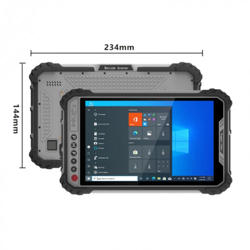 Tablette PC robuste UNIWA WinPad W801 4G, 8,0 pouces, 8 Go + 256 Go, IP65 étanche antichoc antipoussière, Windows 10, Intel Core i5-8200Y double cœur, prise en charge WiFi / BT / RJ-45, (gris foncé) SU70DG1047-07