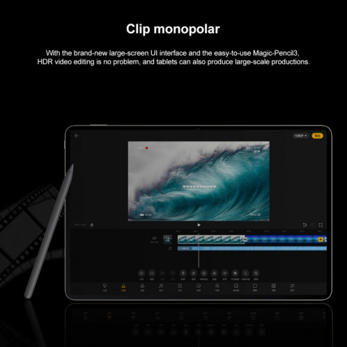 Honor MagicPad 13 GDI-W09 Wi-Fi, 13 pouces, 8 Go + 256 Go, MagicOS 7.2 Snapdragon 888 Octa Core, prend en charge WIFI 6 & BT & OTG, ne prend pas en charge Google (gris) SH084H773-019