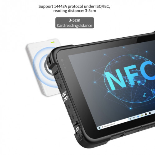 Tablette robuste 4G Cenava A86G 4G, 8 pouces, 4GB + 64 Go, IP67 imperméable imperméable anti-anti-poussière, Android 9.0 Qualcom MSM8953 octa core, support GPS / WiFi / BT / NFC (Noir) SC180B1246-013