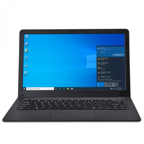 Ordinateur portable F3, 12.5 pouces, 4GB + 64 Go, Windows 10 OS, Intel Celeron N3350 Dual Core CPU 1.44GHZ-1.92GHz, Prise en charge de la carte TF et Bluetooth & Wifi & HDMI, US Plug (Noir) SH220B1043-06