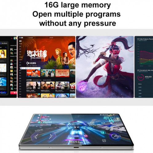 Tablette PC Jumper EZpad V13, 12 Go + 512 Go, sans clavier, 13 pouces Windows 11 OS Intel Jasper Lake N5095 Quad Core, SJ05EU1406-010