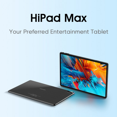 Tablette PC CHUWI HiPad Max 4G LTE, 10,36 pouces, 8 Go + 128 Go, Android 12, Qualcomm Snapdragon 680 Octa Core, prend en charge la double carte SIM et Bluetooth et WiFi et TF SC1413456-015