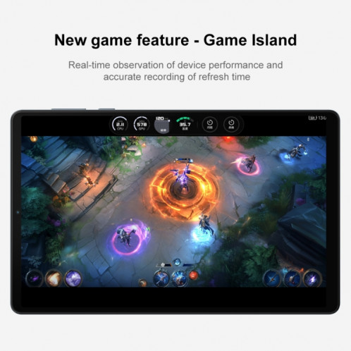 Tablette de jeu Wi-Fi antireflet Lenovo LEGION Y700 2025 de 8,8 pouces, 16 Go + 512 Go, Android 14, Qualcomm Snapdragon 8 Gen3 Octa Core (noir) SL611B1143-015