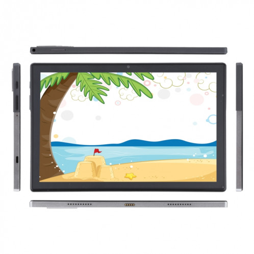 HSD18 4G Appel téléphonique Tablet PC, 10,1 pouces, 3GB + 32GB, Android 8,0 mt6797 Deca-Core, Support Dual Sim / WiFi / Bluetooth / GPS, Plug UE (argent) SH660S1342-07