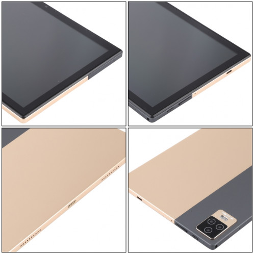 Tablet d'appel téléphonique HSD18 4G, 10,1 pouces, 3GB + 64 Go, Android 8,0 MT6797 Deca-Core, Support Dual Sim / WiFi / Bluetooth / GPS, Plug UE (Gold) SH662J532-07