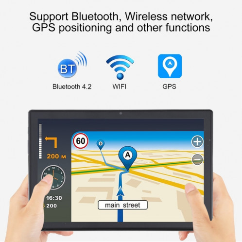 Tablet d'appel téléphonique HSD18 4G, 10,1 pouces, 3GB + 64 Go, Android 8,0 MT6797 Deca-Core, Support Dual Sim / WiFi / Bluetooth / GPS, Plug UE (Gold) SH662J532-07