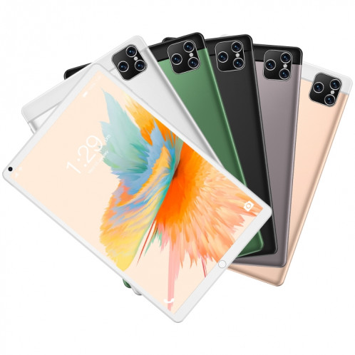 P8 3G Appel téléphonique Tablette PC, 8 pouces, 1 Go + 16 Go, Android 5.1 MT6592 Octa Core, Prise en charge du double SIM, WiFi, Bluetooth, GPS, US Plug (vert) SH781G1491-07