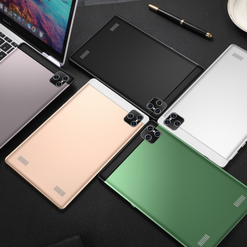 P8 3G Appel téléphonique Tablette PC, 8 pouces, 1 Go + 16 Go, Android 5.1 MT6592 Octa Core, Prise en charge du double SIM, WiFi, Bluetooth, GPS, AU Plug (blanc) SH783W656-07