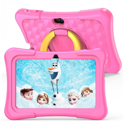 Pritom K7 Pro Kids Education Tablet PC, 7,0 pouces, 2 Go + 32 Go, Android 11 Allwinner A100 Quad Core CPU, support 2.4G WiFi / Bluetooth / Dual Camera, version globale avec Google Play, US Plug (Pink) SP871F1819-07
